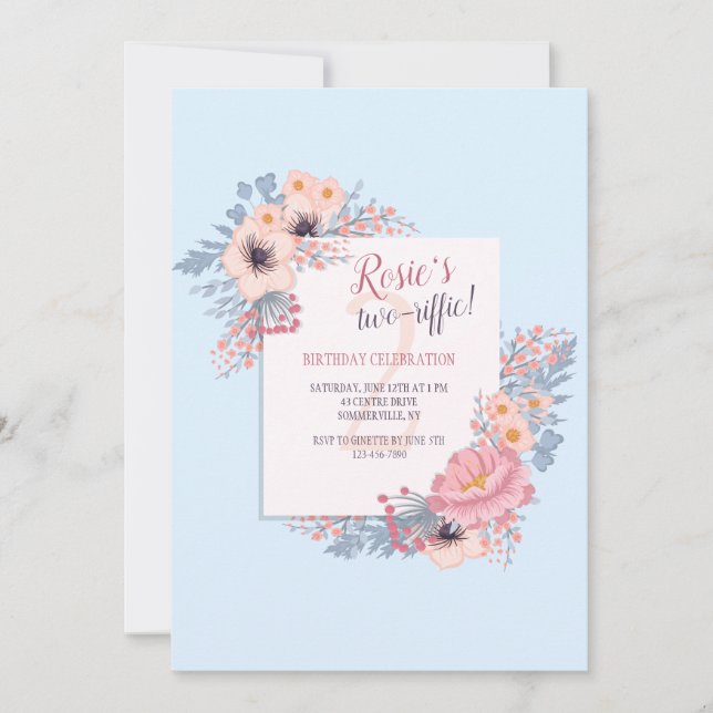 Invitation Blue Reflection (Devant)