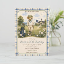 Blue Teddy Bear Country Club | Anniversaire Adulte