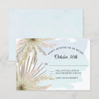 Blue Tropical Beach Boho Jungle Feuillage