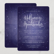 Blue Vintage âge Halloween Spooktacular Party