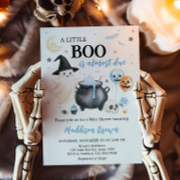 Blue Witch Little Boo Baby shower