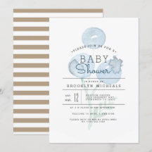 Blueberry Trio | Baby shower d'aquarelle Berry