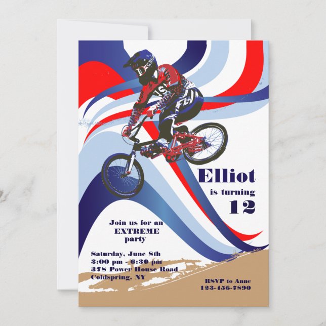 Invitation BMX USA (Devant)