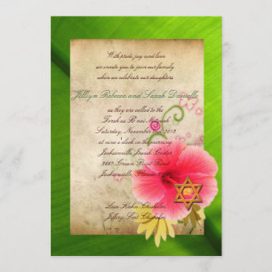 Invitation B'nai Mitzvah pour Lisa (option 2)