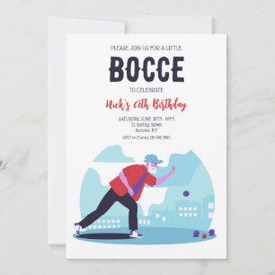 Invitation Bocce