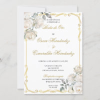 Boda de oro élégante éditable