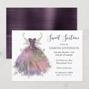 Invitation Bohême Fairy Ball Gown   Boudin Ombre