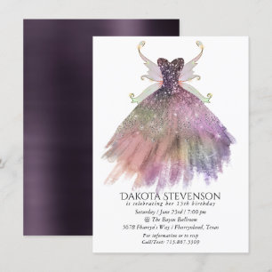 Invitation Bohême Fairy Ball Gown   Boudin Ombre