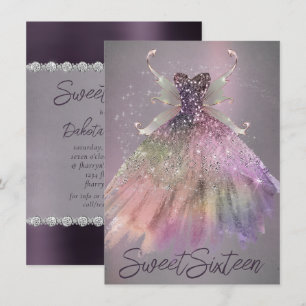Invitation Bohême Fairy Ball Gown   Boudin Ombre