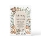 Boho Arch Végétal Bois Baby shower Animaux