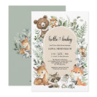 Boho Arch Végétal Bois Baby shower Animaux