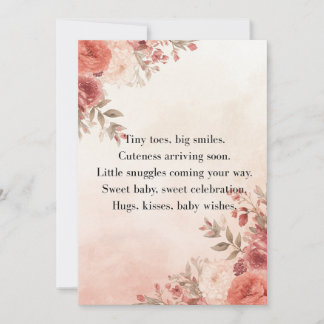 Invitation Boho Baby Shower Invite Pastel Theme