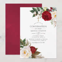 Boho Bourgogne - Confirmation Fleurie Marsala