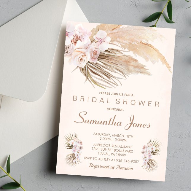 Invitation Boho Bridal Shower (Créateur téléchargé)