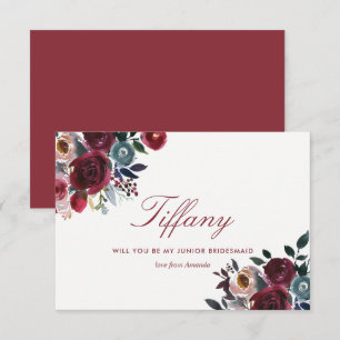 Invitation Boho Chic Bourgogne et Mariage de automne d'automn