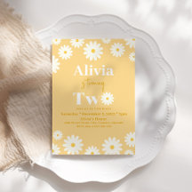 Boho Daisy Deux Floral Golden Bohemian 2e Annivers
