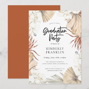 Invitation Boho Desert Chic Graduation Party