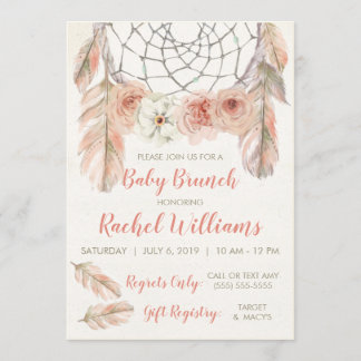 Invitation Boho Dreamcatcher