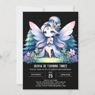 Invitation Boho Enfants Fairy Anniversaire
