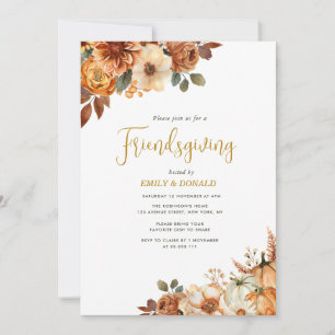 Invitation boho fall amitié