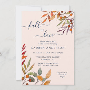 Invitation Boho 'Fall in Love' Blush Brive