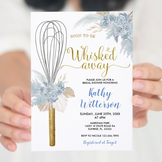 Invitation Boho Floral Bientôt être fouetté Fête des mariées (Créateur téléchargé)