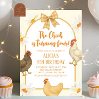 Boho Floral Coquette Fille de Poule Anniversaire