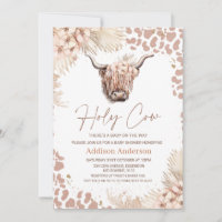 Boho Floral Saint-Vache Highland Baby shower de la