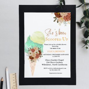 Invitation Boho glace nuptiale douche elle a été scoopée