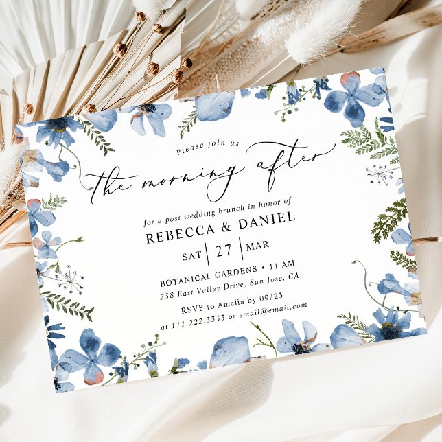 Invitation Boho Moderne matin après Brunch Mariage (Créateur téléchargé)