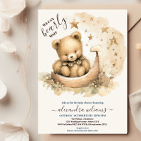 Boho Nous Pouvons Bearly Wait Baby shower