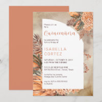 Boho Palm Feuilles Hydrangea Blooms 15ème Quinceañ