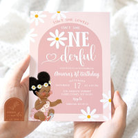 Boho Rose Arch Daisy Afro Africain Premier anniver