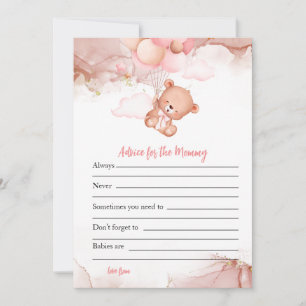 Invitation Boho rose Baby shower de jeu Conseils pour maman