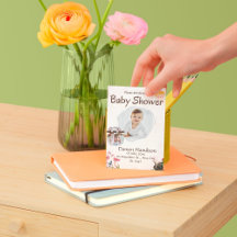 Boho rose et blanc Baby shower d'aquarelle