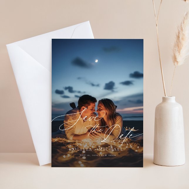 Invitation Boho Rustic QR Code photo Mariage Enregistrer la d (Créateur téléchargé)