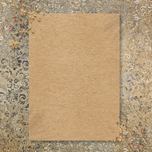 Invitation Boho rustique Kraft simple et élégant