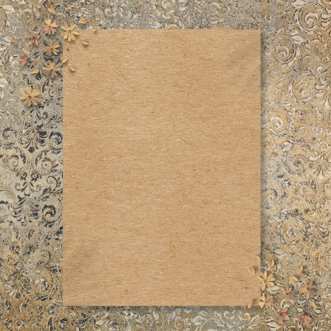 Invitation Boho rustique Kraft simple et élégant (Rustic Kraft Simple Stylish Boho Invitation)