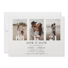 Boho Save the Date, photo minimaliste Enregistrer 