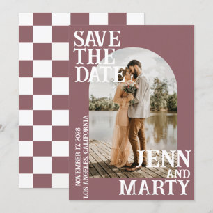 Invitation Boho Save the Date, Photo Minimaliste Save the Dat