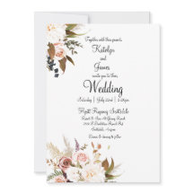 Boho Soft Coloured Roses & White Flowers Mariage