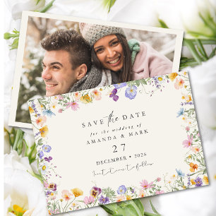Invitation Boho Spring Jardin botanique Fleur sauvage