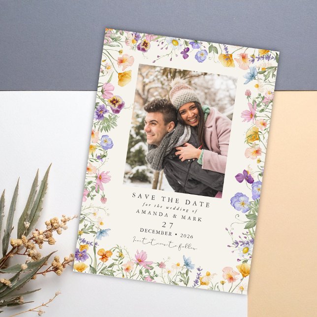 Invitation Boho Spring Jardin botanique Fleur sauvage (Créateur téléchargé)