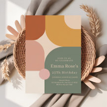 Boho Stripes Birthday Bash – Mint & Orange