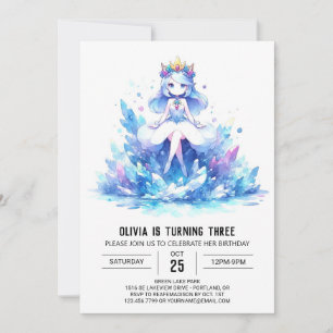 Invitation Boho Sweet Princesse Anniversaire