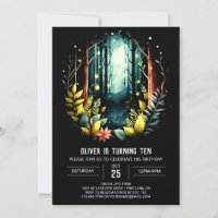 Boho Woods Printable Woodland Anniversaire