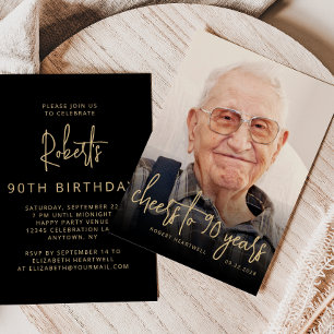 Invitation Boire à la santé de quelqu'un lors d'une fête de 9
