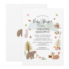 Bois Animaux Aquarelle Boys Baby shower