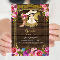 Bois Coloré Charro Mexicaine Girl Turc Cinco