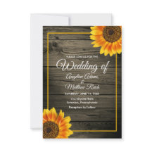 Bois de grange + Mariage de tournesol rustique